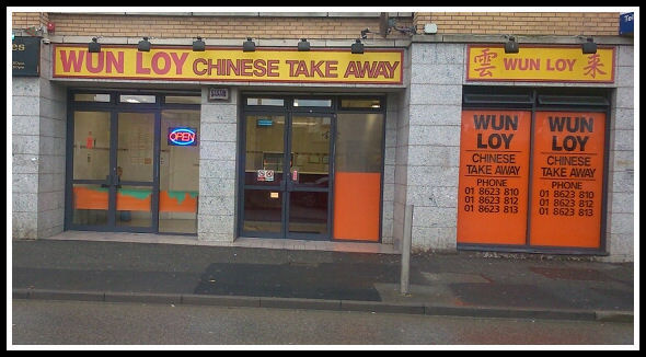 Wun Loy Chinese Takeaway, Shangan Road, Ballymun, Dublin 11.