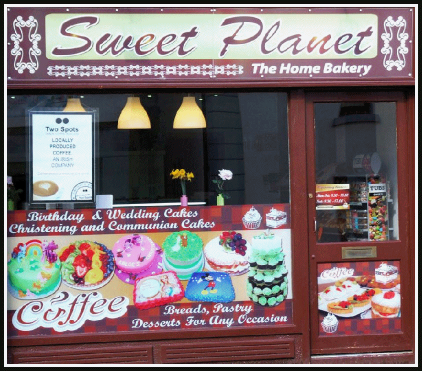 Sweet Planet The Home Bakery, Main Street, Dunshaughlin - Tel: 085 712 3903
