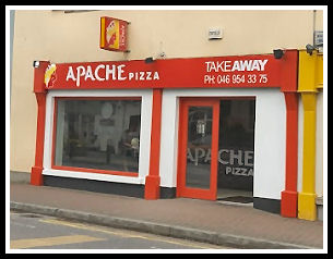 Apache Pizza, Enfield - Tel: 046 954 3375