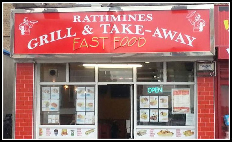Rathmines Grill & Takeaway, 180 Lower Rathmnes Road, Dublin 6
